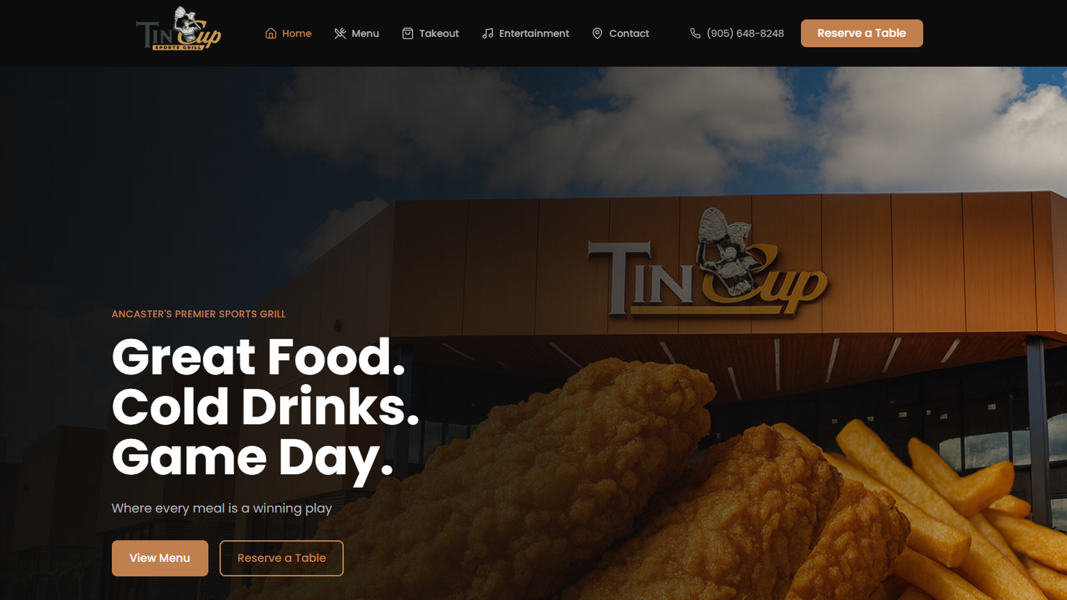 Tin Cup Sports Grill - Ancaster's Premier Sports Bar